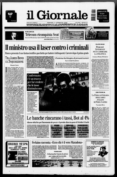 Il giornale : quotidiano del mattino